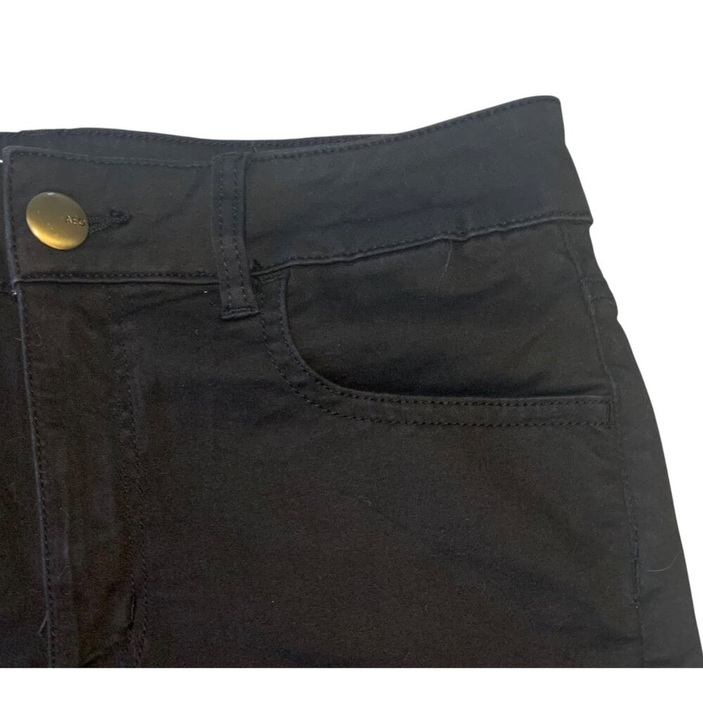 American Eagle Solid Black Super Stretch Hi-Rise … - image 3